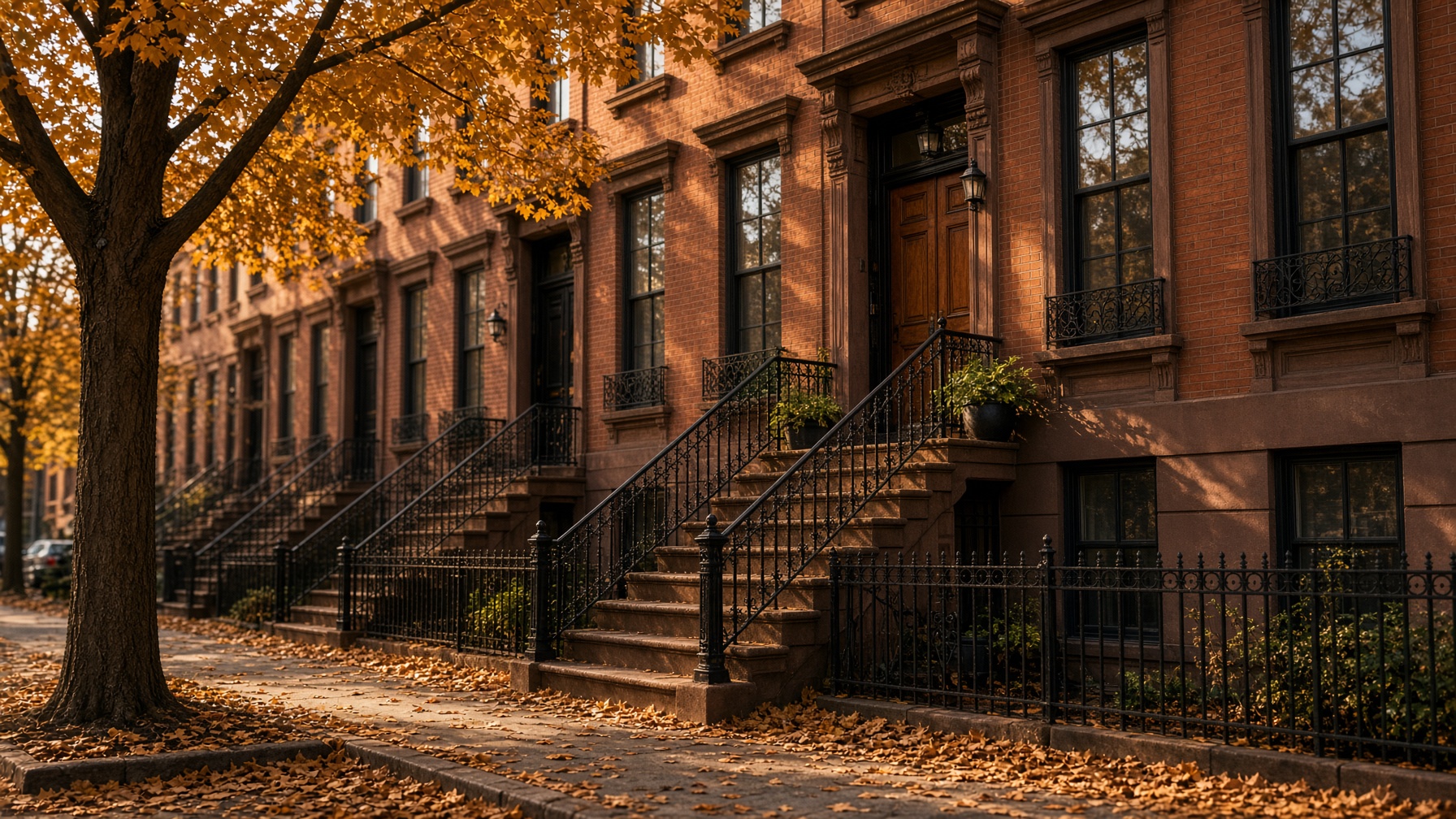 Cranberry Street in autumn