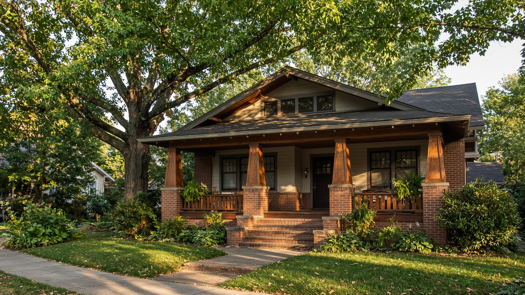 Porch, late spring