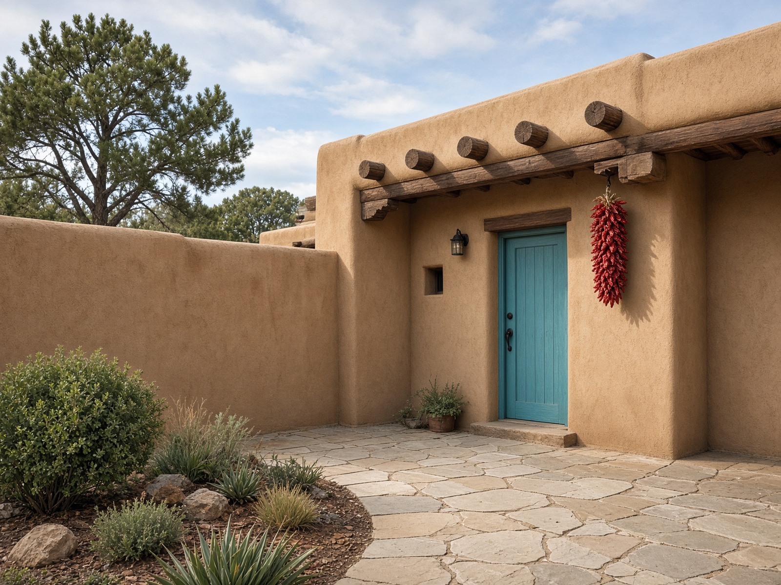 Garcia Street courtyard